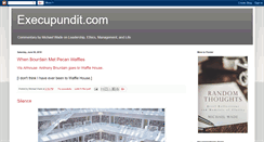 Desktop Screenshot of execupundit.com